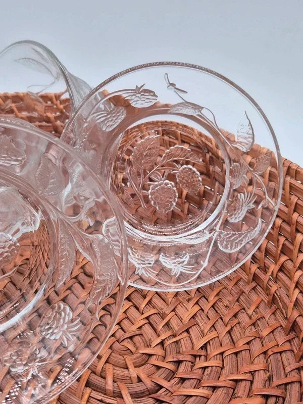 Set van 6 vintage Arcoroc glazen schaaltjes